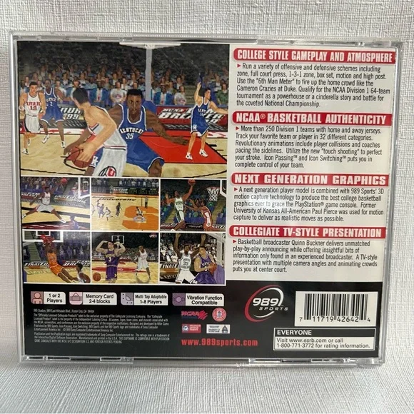 NCAA Final Four 99 PlayStation 1 Game - Picture 2 of 3